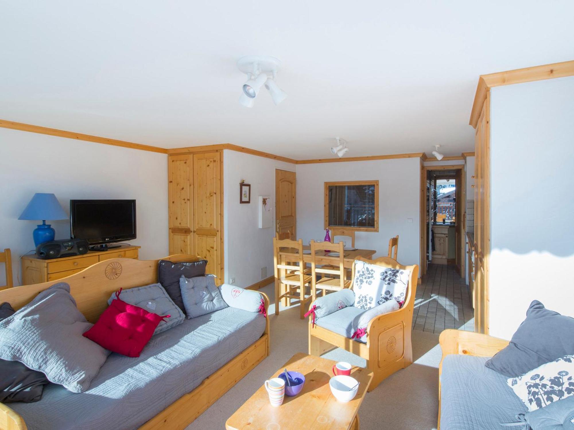 Appartement Cosy A Courchevel 1850 Avec Balcon Sud Et Proche Des Pistes - Fr-1-564-32 المظهر الخارجي الصورة